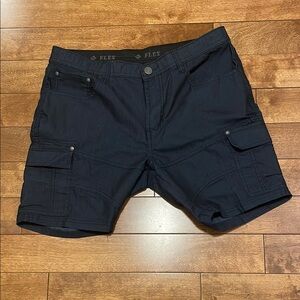 Point Zero Men's Blue Cargo Size 36 Lightweight Jean  Shorts